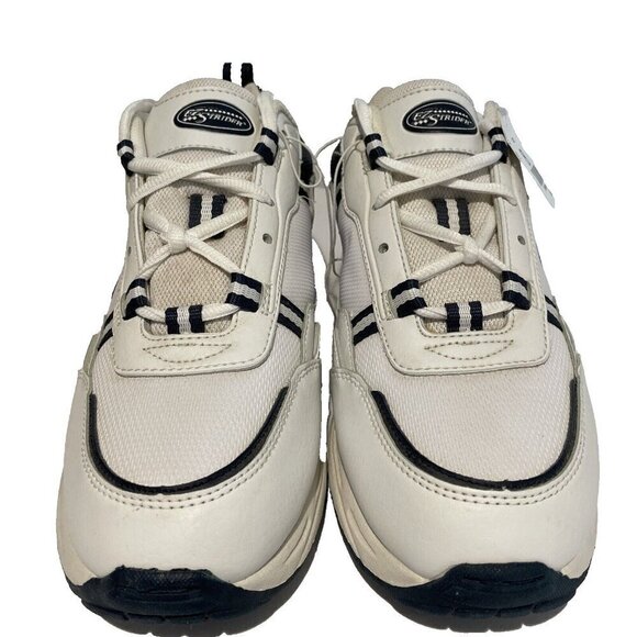 EZ Stride Men's Retro Sneakers Size 8 White Ultra-Zorb Comfort Vintage USA! NWT - Picture 1 of 16